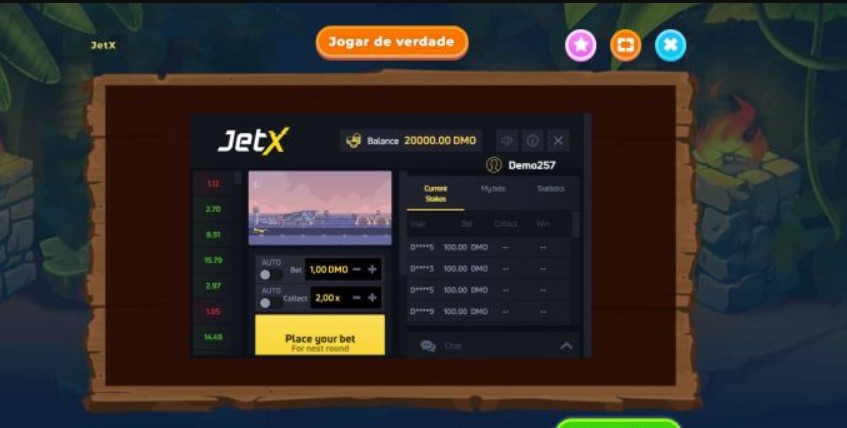 Características da slot online JetX 3